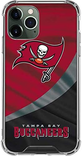 Skinit Clear Phone Case Compatível com o iPhone 12 Pro - Oficialmente licenciado NFL Tampa Bay Buccaneers Design
