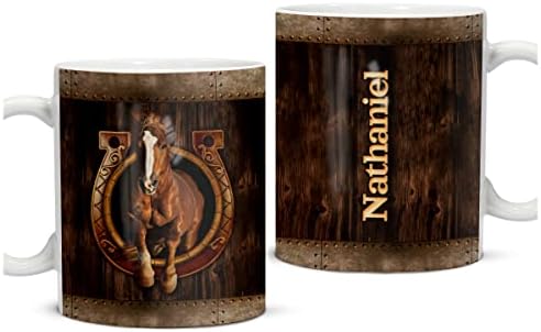 Winorax Horse Caneca Cavalia personalizada Canecas de café Copo 11oz 15 onças Aniversário Mães de Natal Pais do dia Presentes de copos para treinadores de cavalos Meninas garotas meninos homens homens equestres presentes