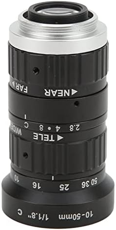 Vifemify 10-50mm f2.8 c Manual de montagem Máquina de foco Lente Industrial para câmera Digital Câmera Lente SLR Lentes de câmera