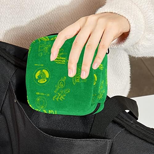 Bolsa de armazenamento de guardanapo sanitário, bolsa menstrual da xícara, bolsas de armazenamento portáteis de guardana