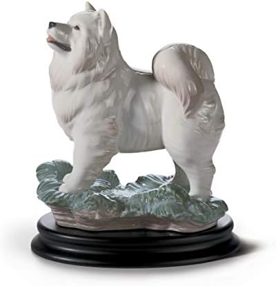 Lladró, a estatueta de cachorro. Figura de cão de porcelana.