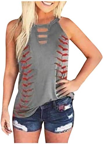 Tampa de lantejoulas miashui para mulheres coletes de verão impressão o-deco hollow tanks de camiseta mangas moda tops womens