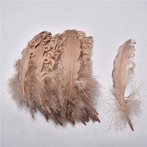 Zamihalaa 20-100pcs/lote penas de ganso encaracoladas 13-18 cm DIY PENHAS PARA AFELHO HALLOWEEN CASAMENTOS DE CASAMENTO DE CASAMENTO