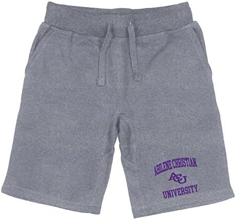 W República Abilene University Christian University Wildcats Seal College College Fleece Treating Shorts