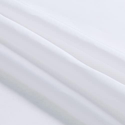 MVSUTA Branca branca Modern Polyester Fabric Curtain, cortinas de chuveiro de casa de fazenda de fazenda à prova d'água