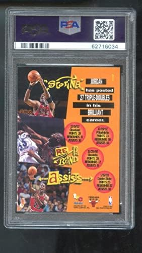1993-94 Topps Stadium Club #1 Michael Jordan PSA 9 Cartão de basquete classificado NBA 93-94 1993-1994 Chicago Bulls