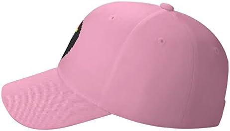 Rainbow Ying Yang Hat Hat mens feminino Baseball Cap de moda ajustável Chapéus de caminhão cinza Caps de papai