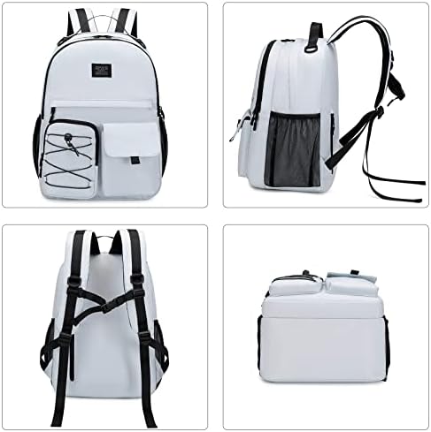 Lohol Big Bookbag com compartimento de laptop de 15 polegadas para viagens ou trabalho, mochila casual para homens e mulheres