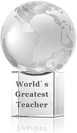 Longwin World Maior Boss 2,76 Crystal Globe Awards - Presentes para Boss Unique Bosses Dia do Dia do Natal Agradecimentos