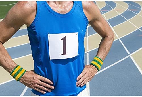 Juvale Race Bibs - 1-100 concorrente, executando números de babadores para corridas de maratona