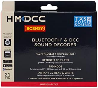 Hornby HM7000-21TXS: decodificador de som Bluetooth e DCC