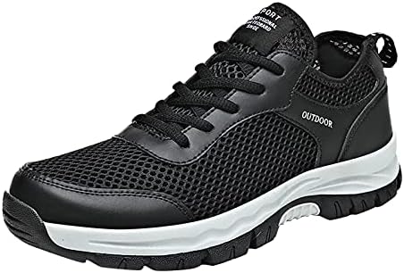 Sapatos de corrida de USyfakgh para homens tênis de moda de almofada aérea para homens tricotaram a respiração Ultra Lightweight Tennis Shoes Women Fitness Sport Jogging