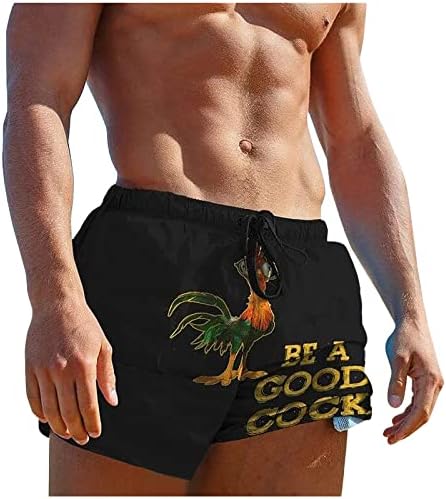 4zhuzi Men's Swimwear Swim Swim Swals, shorts rápidos secos para homens - shorts de praia para homem - Beach Bathing Suits homens com bolsos