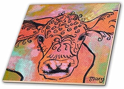 Imagem de 3drose de fundo de fundo multicolor de vaca pintado de vaca