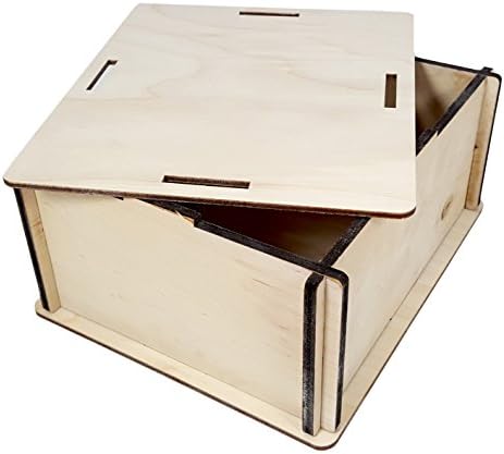 Kit de gabinete de caixa de madeira de tamanho de amp - 6 x 7 x 3,25 - fácil de montar!