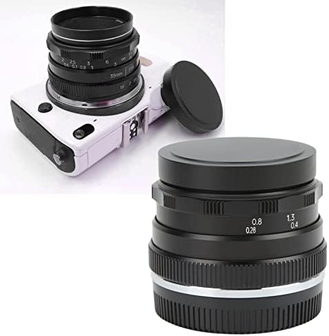35mm F1.6 Lente focal fixa, substituição da lente da câmera, lente de câmera manual para micro 4/3 de câmeras: G1, G2, G3, G5, G6,