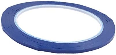 X-dree 4mm x 66m adesivo de um lado para fita adesiva fácil e fácil de alerta azul (Nastro di avvertimentão por marcatura facil da cancellare adesivo monoadesivo 4mm x 66m Blu