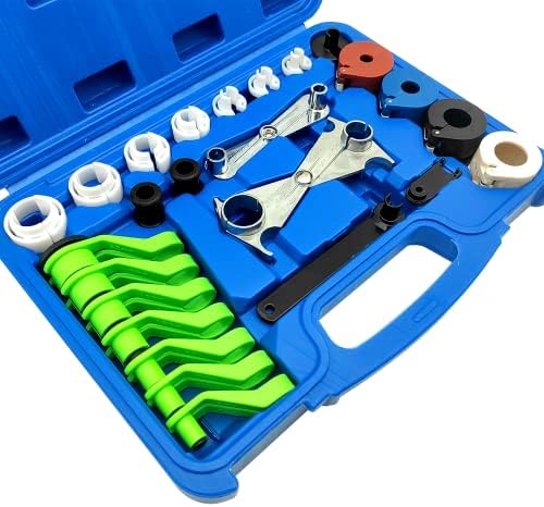 ZKTOOL 25pc Conjunto de ferramentas de desconexão rápida, kit de ferramentas de desconexão de linha para sistemas de combustível