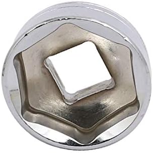NOVO LON0167 3/8 polegadas de acionamento quadrado 21mm hexágono 6 pontos de impacto raso tom de prata 2pcs (3/8-zoll