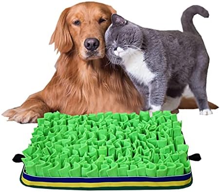 FEGOCLT Pet Dog Snuffle Mat Sniffing Treinando Treinamento Blanket Pads de cão tapete aliviar estresse narizwork inteligência