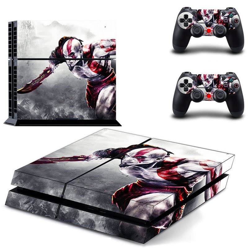 Jogo de Deus melhor da guerra PS4 ou PS5 Skin Stick para PlayStation 4 ou 5 Console e 2 Controllers Decalk Vinyl V4099