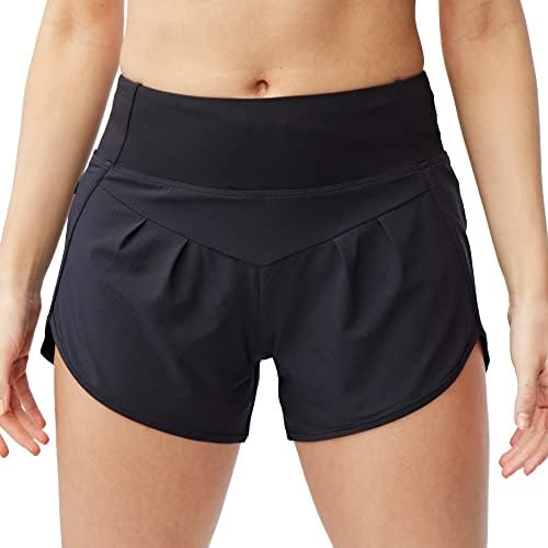 Objetivo Five Sheva 3,5 Alinhado Shorts de corrida para mulheres, desempenho atlético curto, shorts de treino feminino