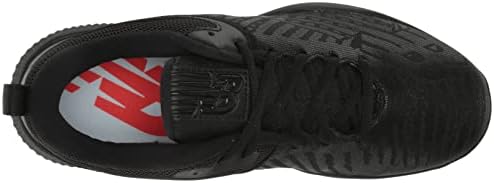 New Balance Men's Fuelcell 4040 V6 Sapato de beisebol de metal, preto/preto, 11