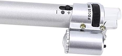 Wuyuesun Mini Microscópio 100x Tipo de caneta ajustável Foco portátil Microscópio LED Ferramenta de ampliação