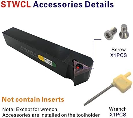 Mountain Men Taigo, ferramenta de torneamento CNC 12mm 16 mm STWCL 2020 Turnion Turning Turning Tooldler TCMT Carboneto insere