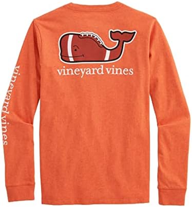 Vineyard Vines Meninos de manga longa de manga comprida camiseta de bolso