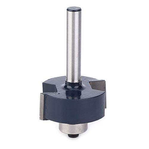 1/2 polegada de altura de altura Slotting Rabbeting Router Bit 1/4 de polegada Planeador de moinho de moagem de haste Ferramenta