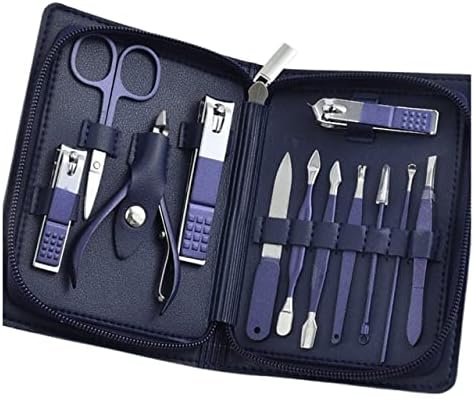 Daikmz unha Clipper Conjunto de tesoura de unhas azuis domésticos kits de pedicure kits profissionais kit de artes de manicure