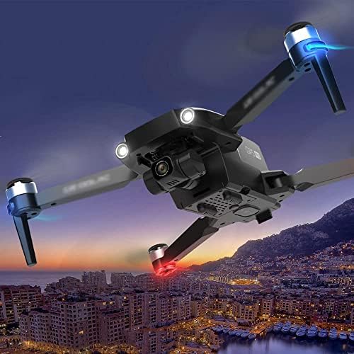 Ujikhsd Drone GPS dobrável com câmera UHD de 6k para adultos, quadcopter com motor sem escova, retorno automático para casa,