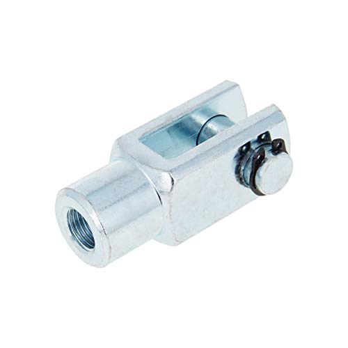 Haste de cilindro de ar jutagos 1pcs, clevis end 62mm comprimento m12x1.25 feminina feminina y conector y conector