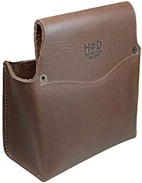 Hide & Drink, bolsa de cinto de couro grosso, bolsa de hardware, porta -ferramentas, acessórios para marceneiros, feita à mão inclui 101 anos de garantia :: Bourbon Brown
