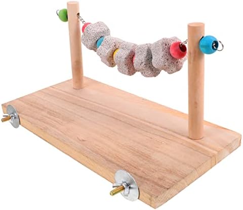 Patkaw Chew Toys Hamster Acessórios Bird Toy Toy Desktop Toys Chinchilla Toys Hamster Plataforma Parrot Bating Parrot Potero