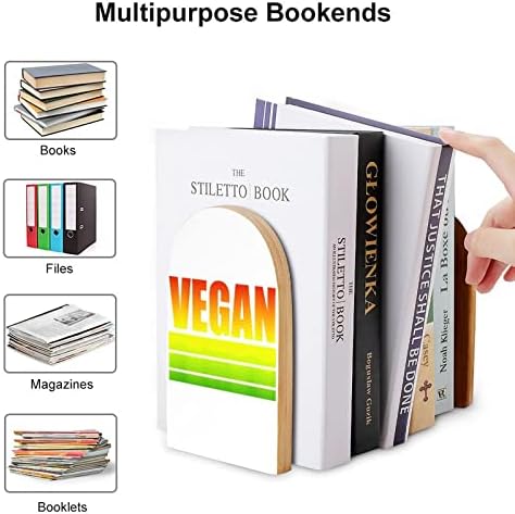 Livros decorativos de madeira vegan
