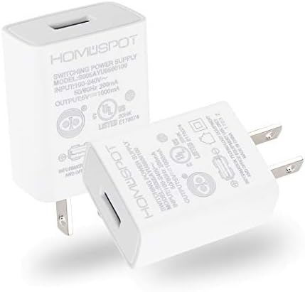 Carregador de parede USB certificado pela UL por Homespot 5v1a Plug In Power Adapter CA para viagens para viagens Uso doméstico -