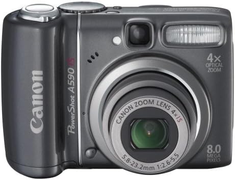 Canon PowerShot A590is Câmera digital 8MP com zoom estabilizado de imagem óptica 4x