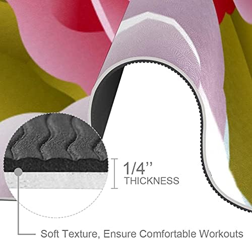 Siebzeh Camellia Flowers Premium grossa Yoga Mat ECO AMPLEMAS DE RORBO