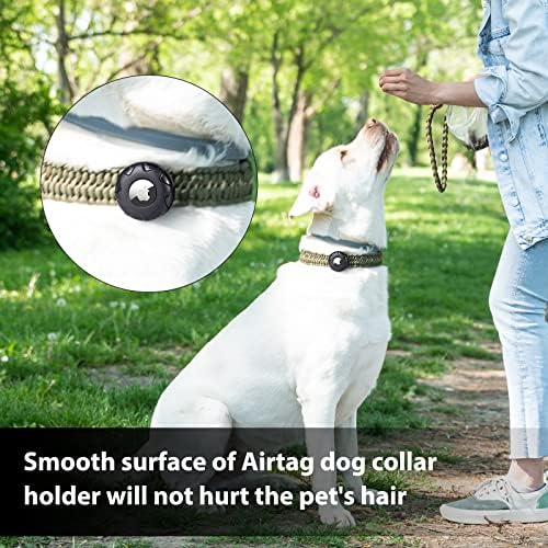 Airtag Dog-Collar Solter para Apple Airtags, porta-ar de plástico para colarinho de cachorro, porta-aviões protetores à