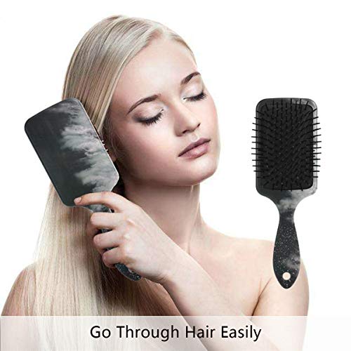 Escova de cabelo de almofada de ar vipsk, plástico mar escuro colorido, boa massagem adequada e escova de cabelo anti -estática