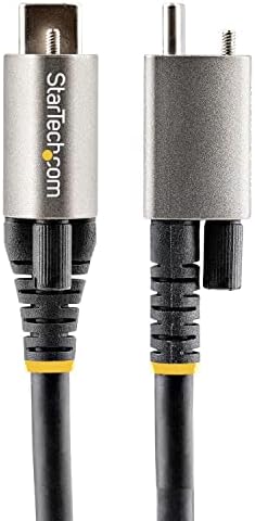Startech.com 20 Bloqueio de parafuso superior Cabo C 10Gbps - Cabo USB 3.2 Gen 2 Tipo -C - Carregamento de Power de 100w,