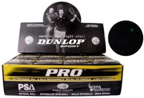 Dunlop Sports Pro XX Bolas de abóbora em alta altitude, ponto verde único, caixa de 12