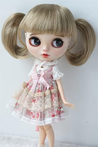 JUSUNS QBABY DOLL WIGS JD254 9-10 polegadas 23-25cm de comprimento High Chails de cavalo de mohair sintéticos BJD