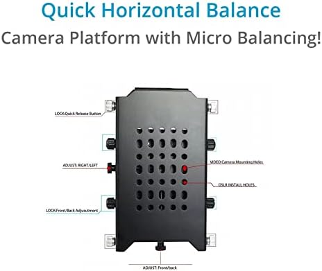 Flycam HD-3000 estabilizador portátil telescópico com câmeras de vídeo para câmeras de vídeo. Micro balanceamento, operações suaves