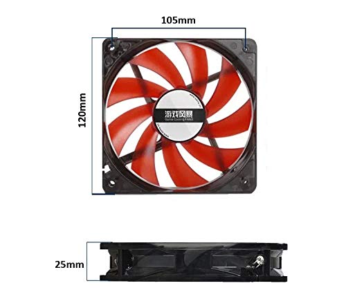 Fique quieto! 120mm de alta performance Longe Life Resfrieching Fan RGB LED 4 pinos para casos de computador resfriamento