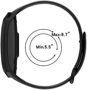 Banda esportiva realsign compatível com a banda de vista para a halo com gase, banda de substituição de cinta integrada de silicone suave para o halo view smartwatch
