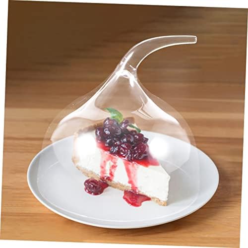 Zerodeko 3pcs Capa de capa de pó Capa de bolo de alimentos plásticos transparentes