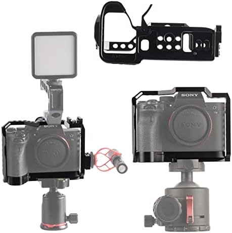 Gaiola da câmera wepoto para a Sony Alpha 7S III / A7S III / A7S3 -1002